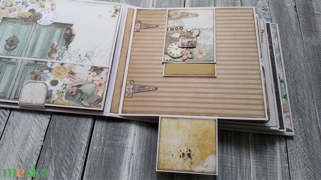 RENDELHETŐ hasonló - Szép emlékek - Scrapbook POP-UP fotó/emlékalbum - otthon & életmód - papír, írószer - album & fotóalbum - Meska.hu