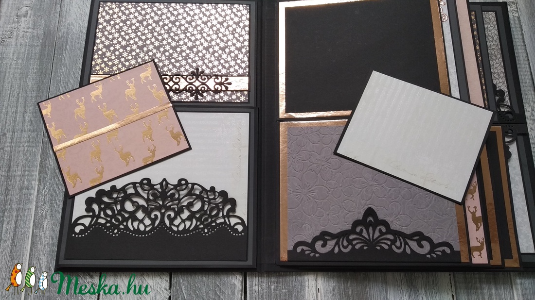 KÉSZLETEN - Rose Gold Csillag - Scrapbook album - otthon & életmód - papír, írószer - album & fotóalbum - Meska.hu KÉSZLETEN - Rose Gold Csillag - Scrapbook album - otthon & életmód - papír, írószer - album & fotóalbum - Meska.hu