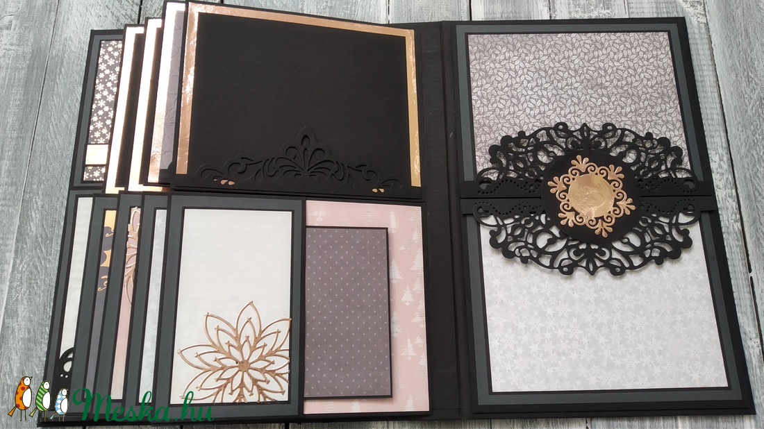 KÉSZLETEN - Rose Gold Csillag - Scrapbook album - otthon & életmód - papír, írószer - album & fotóalbum - Meska.hu KÉSZLETEN - Rose Gold Csillag - Scrapbook album - otthon & életmód - papír, írószer - album & fotóalbum - Meska.hu