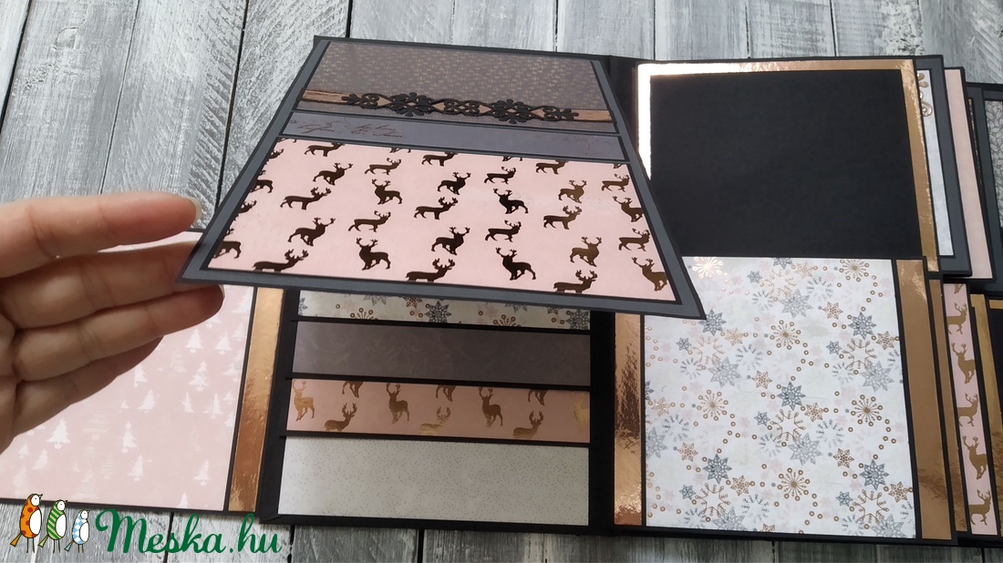 KÉSZLETEN - Rose Gold Csillag - Scrapbook album - otthon & életmód - papír, írószer - album & fotóalbum - Meska.hu KÉSZLETEN - Rose Gold Csillag - Scrapbook album - otthon & életmód - papír, írószer - album & fotóalbum - Meska.hu