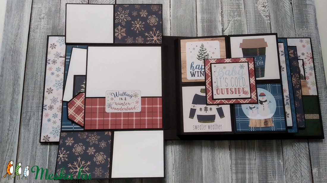 KÉSZLETEN - Legyen hó - Scrapbook album - otthon & életmód - papír, írószer - album & fotóalbum - Meska.hu KÉSZLETEN - Legyen hó - Scrapbook album - otthon & életmód - papír, írószer - album & fotóalbum - Meska.hu