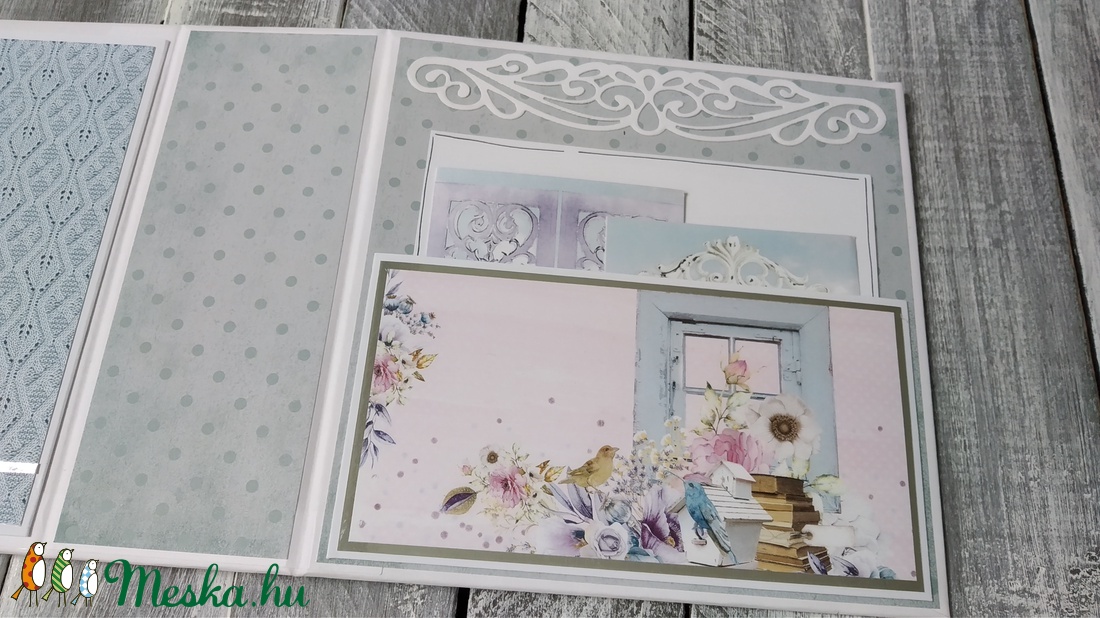 KÉSZLETEN - Pasztell, elegáns, fém csattal zárható scrapbook fotóalbum/ emlékkönyv - otthon & életmód - papír, írószer - album & fotóalbum - Meska.hu KÉSZLETEN - Pasztell, elegáns, fém csattal zárható scrapbook fotóalbum/ emlékkönyv - otthon & életmód - papír, írószer - album & fotóalbum - Meska.hu