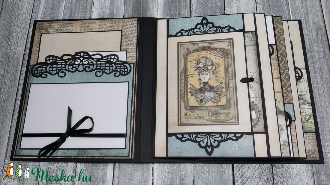 Steampunk wedding - esküvői scrapbook album - otthon & életmód - papír, írószer - album & fotóalbum - Meska.hu Steampunk wedding - esküvői scrapbook album - otthon & életmód - papír, írószer - album & fotóalbum - Meska.hu
