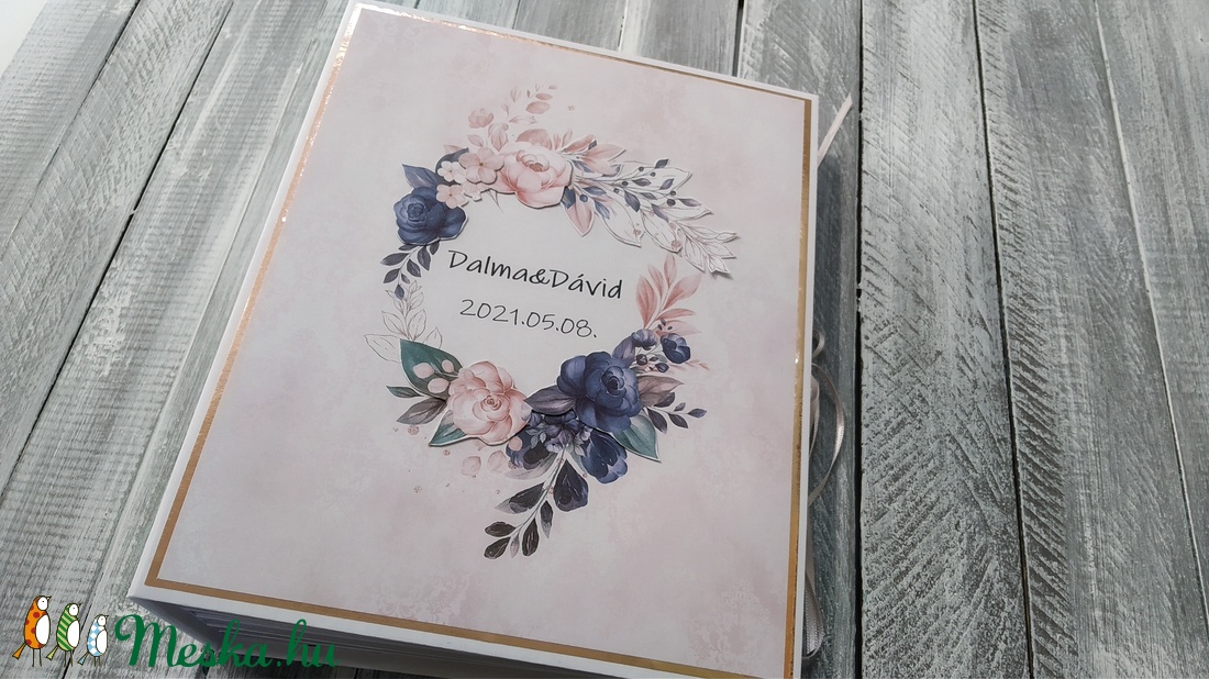ESKÜVŐRE Szuper nagy scrapbook fotó/emlékalbum - otthon & életmód - papír, írószer - album & fotóalbum - Meska.hu ESKÜVŐRE Szuper nagy scrapbook fotó/emlékalbum - otthon & életmód - papír, írószer - album & fotóalbum - Meska.hu