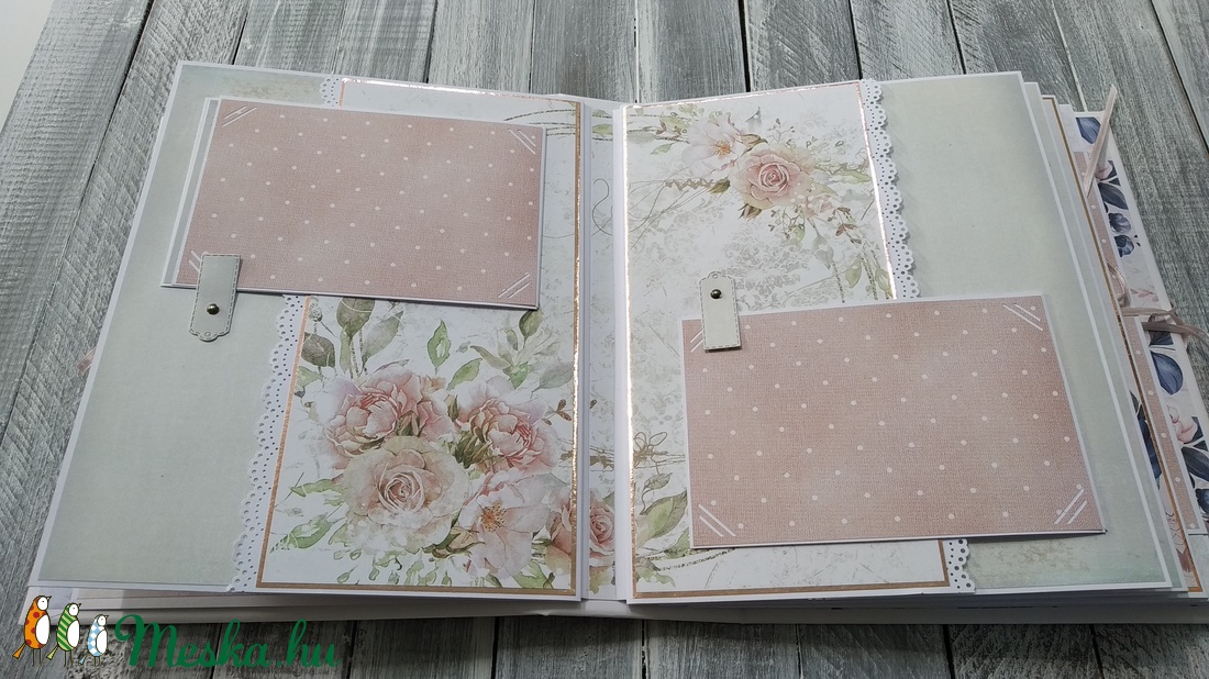 ESKÜVŐRE Szuper nagy scrapbook fotó/emlékalbum - otthon & életmód - papír, írószer - album & fotóalbum - Meska.hu ESKÜVŐRE Szuper nagy scrapbook fotó/emlékalbum - otthon & életmód - papír, írószer - album & fotóalbum - Meska.hu