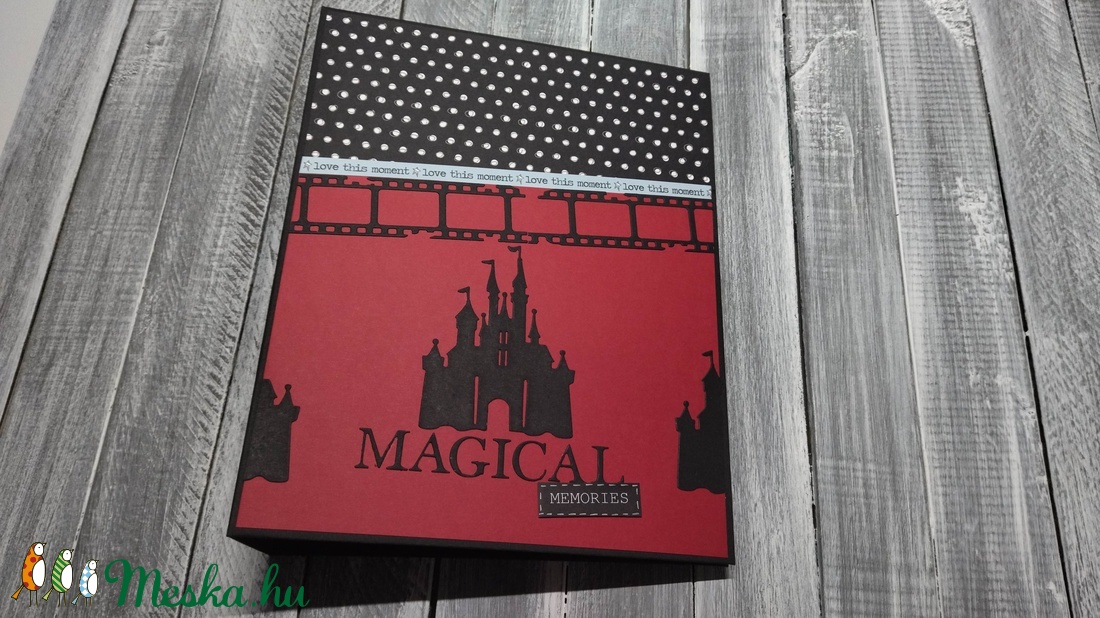 Magical memories - Scrapbook fotó/emlékalbum - otthon & életmód - papír, írószer - album & fotóalbum - Meska.hu