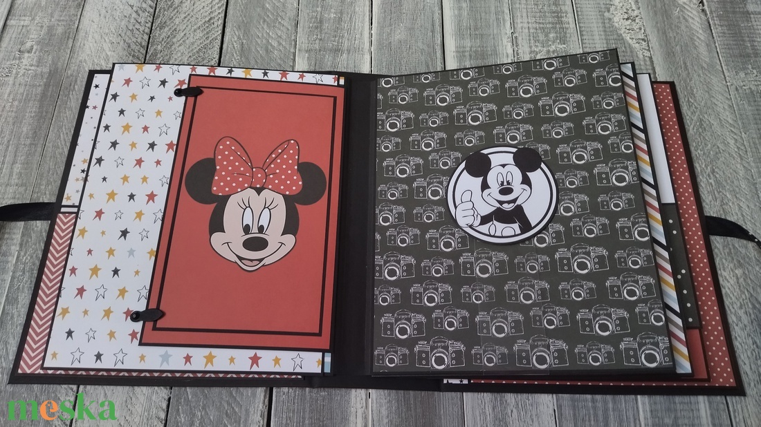 Készleten - Minnie scrapbook fotó/emlékalbum - otthon & életmód - papír, írószer - album & fotóalbum - Meska.hu Készleten - Minnie scrapbook fotó/emlékalbum - otthon & életmód - papír, írószer - album & fotóalbum - Meska.hu