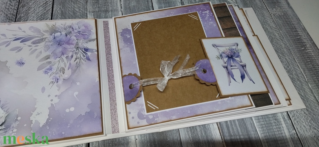 Levendula/Velence Esküvői Scrapbook Fotóalbum (90 db fotó) - otthon & életmód - papír, írószer - album & fotóalbum - Meska.hu Levendula/Velence Esküvői Scrapbook Fotóalbum (90 db fotó) - otthon & életmód - papír, írószer - album & fotóalbum - Meska.hu
