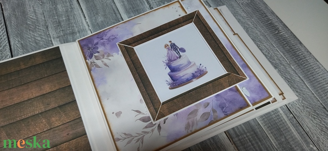 Levendula/Velence Esküvői Scrapbook Fotóalbum (90 db fotó) - otthon & életmód - papír, írószer - album & fotóalbum - Meska.hu Levendula/Velence Esküvői Scrapbook Fotóalbum (90 db fotó) - otthon & életmód - papír, írószer - album & fotóalbum - Meska.hu