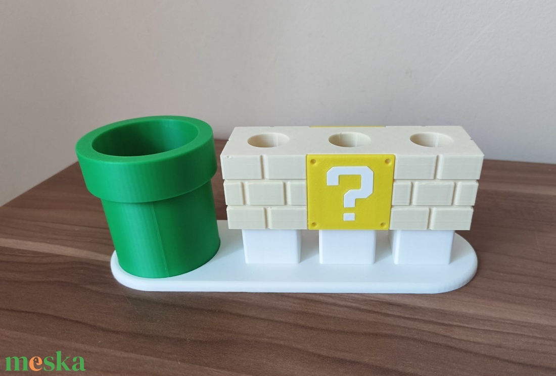 Super Mario fogkefetartó - otthon & életmód - fürdőszoba - fogkefetartó - Meska.hu