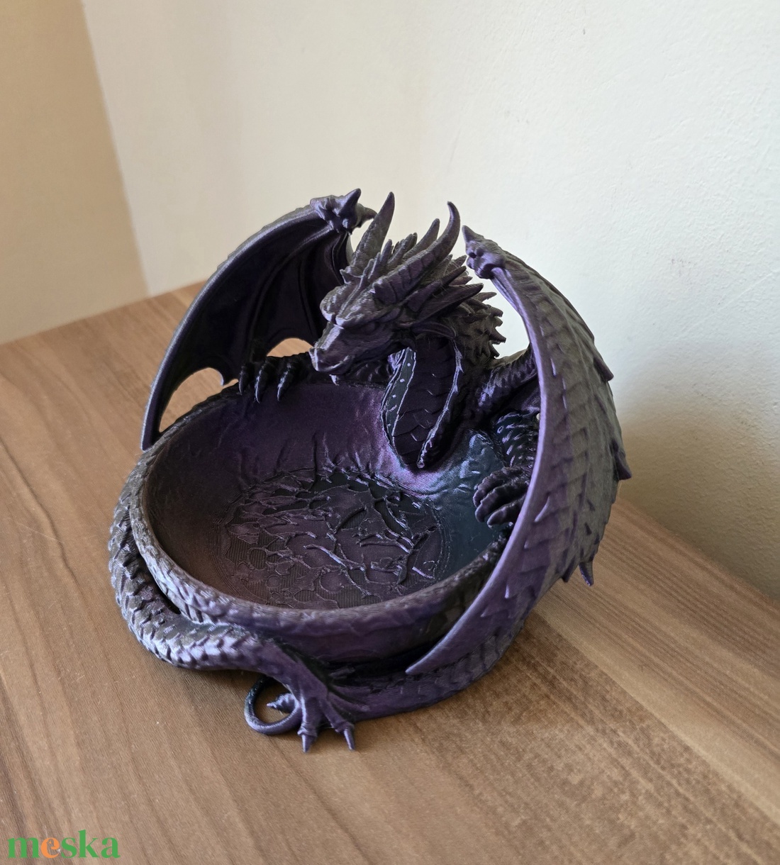 Sárkányos 3d tálka  - otthon & életmód - dekoráció - asztal és polc dekoráció - asztaldísz - Meska.hu