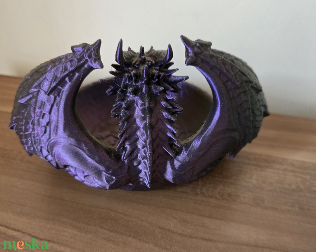 Sárkányos 3d tálka  - otthon & életmód - dekoráció - asztal és polc dekoráció - asztaldísz - Meska.hu