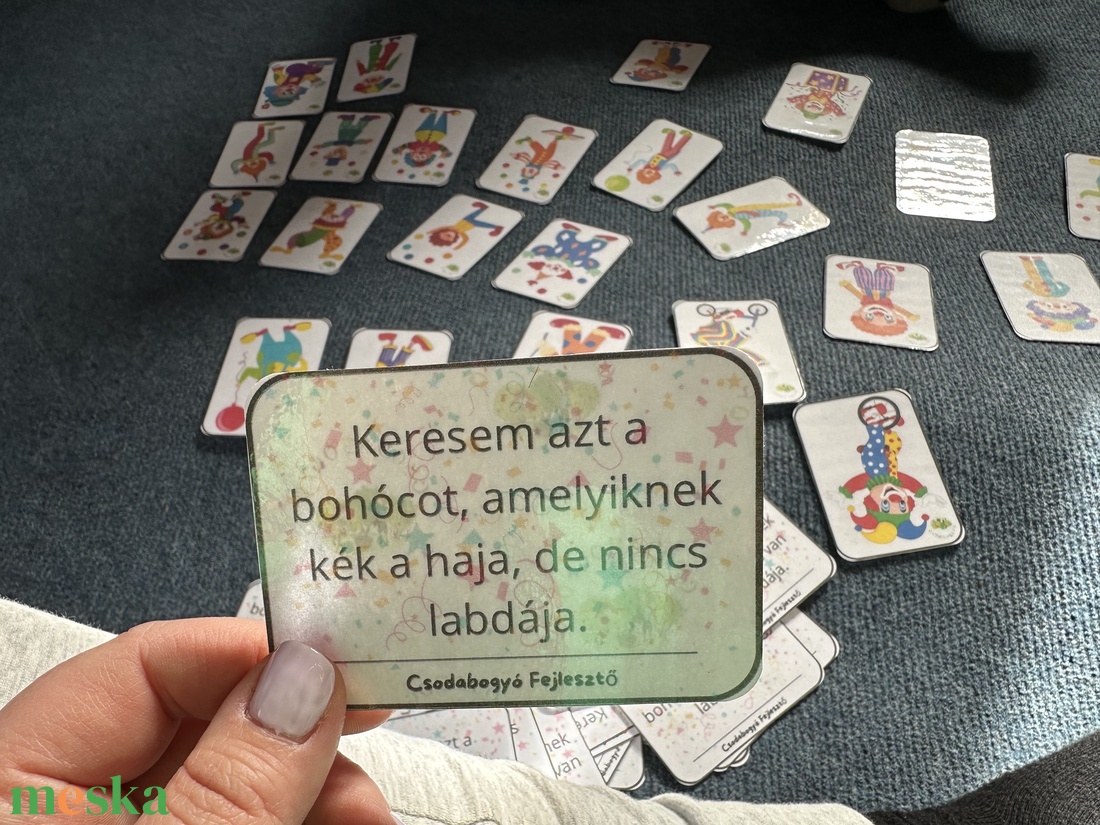 Bohócok fejlesztő kártyacsomag - játék & sport - készségfejlesztő és logikai játék - logikai játékok - Meska.hu Bohócok fejlesztő kártyacsomag - játék & sport - készségfejlesztő és logikai játék - logikai játékok - Meska.hu