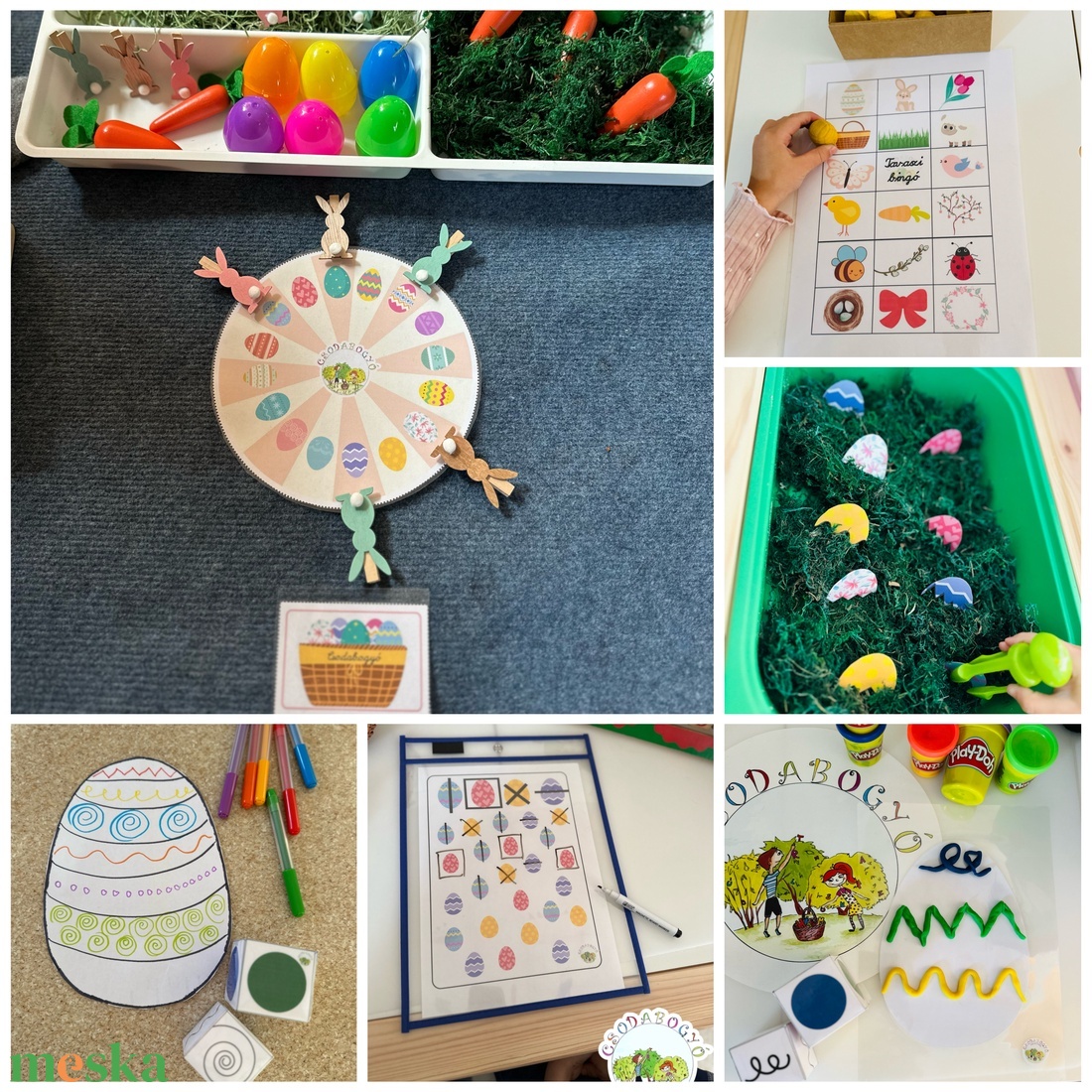 Tavaszi fejlesztő csomag  - játék & sport - készségfejlesztő és logikai játék - oktató játékok - Meska.hu