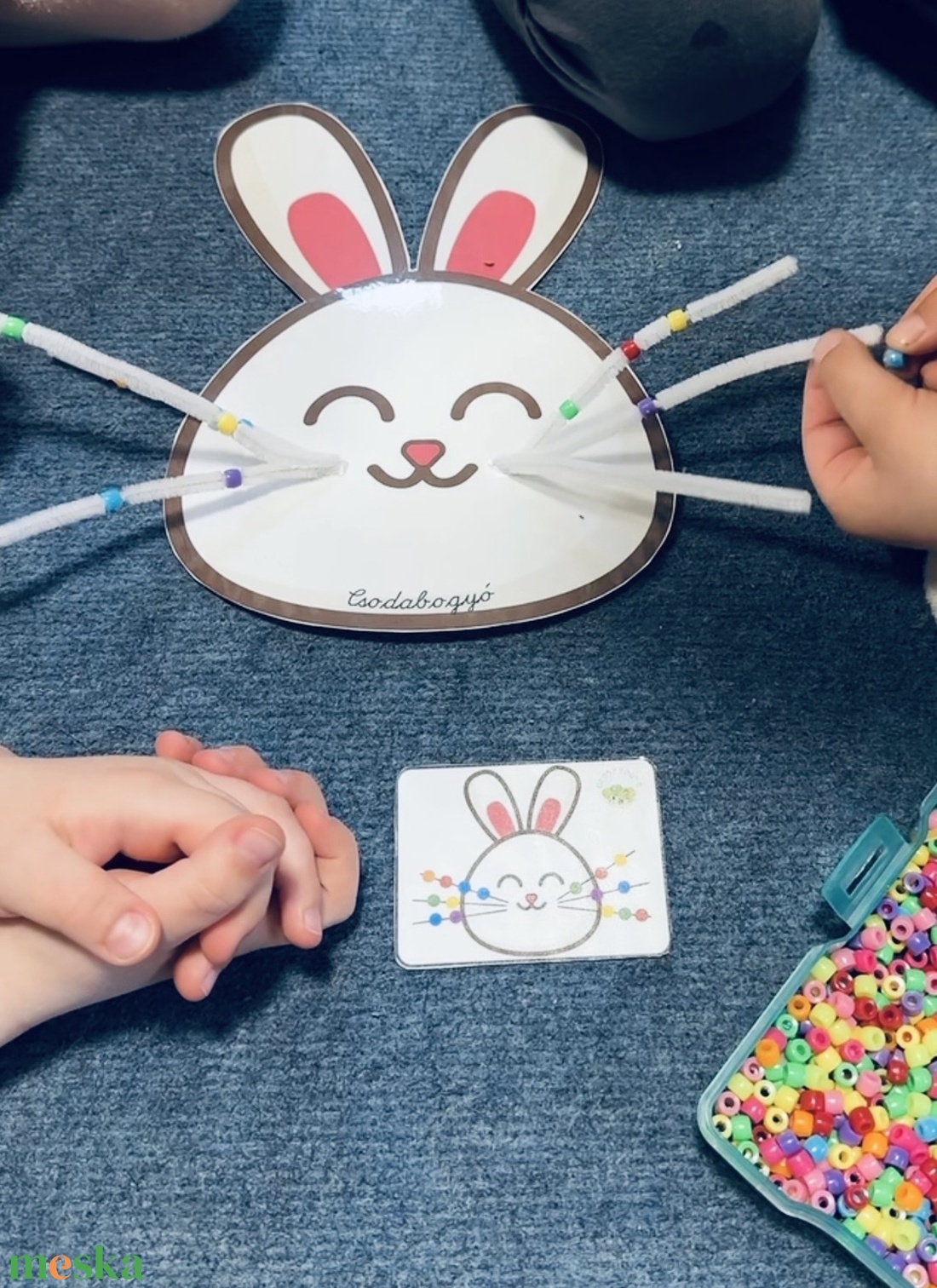 A nyuszi bajusza - játék & sport - készségfejlesztő és logikai játék - oktató játékok - Meska.hu