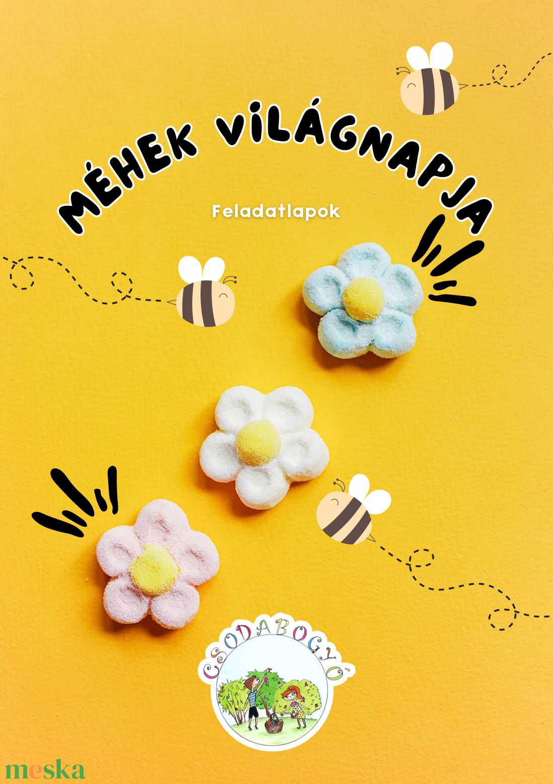Méhek világnapja feladatok  - művészet - grafika & illusztráció - digitális - Meska.hu