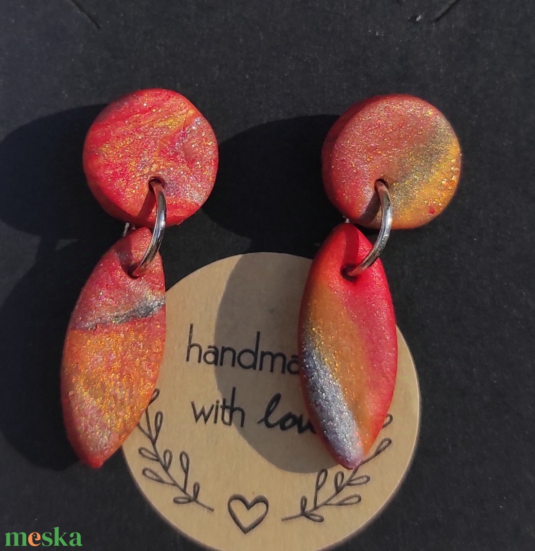 Varázslatos ősz fülbevaló  - ékszer - fülbevaló - lógó fülbevaló - Meska.hu