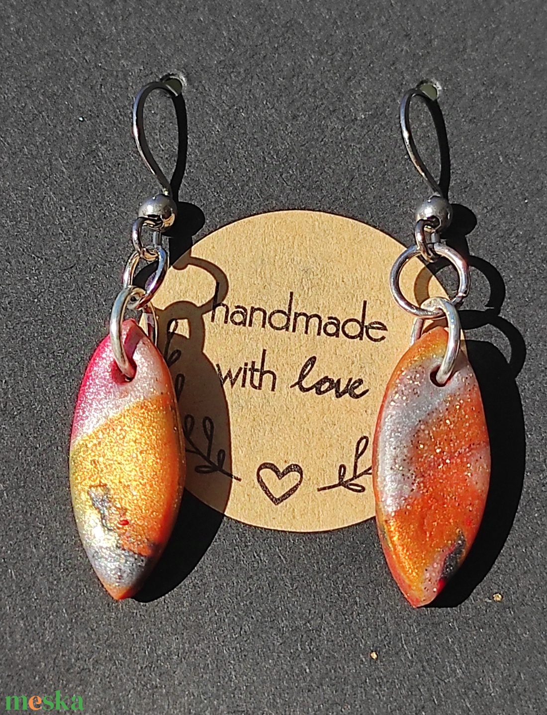 Aranyos fülbevaló  - ékszer - fülbevaló - lógó fülbevaló - Meska.hu