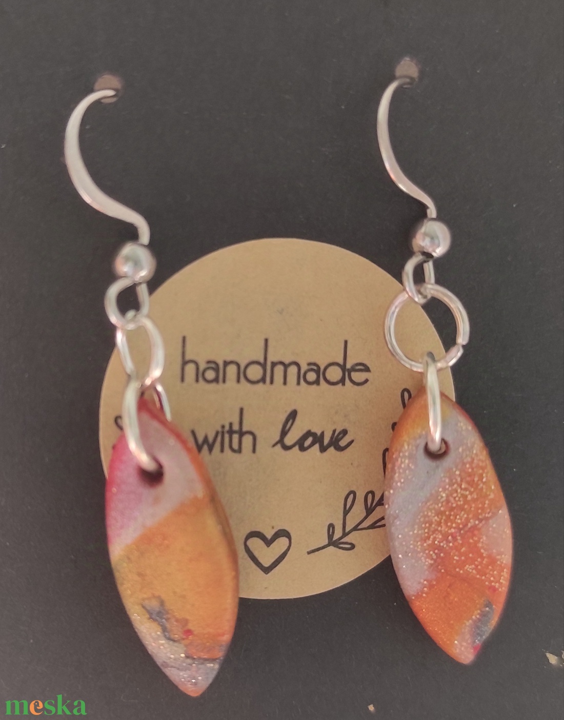 Aranyos fülbevaló  - ékszer - fülbevaló - lógó fülbevaló - Meska.hu