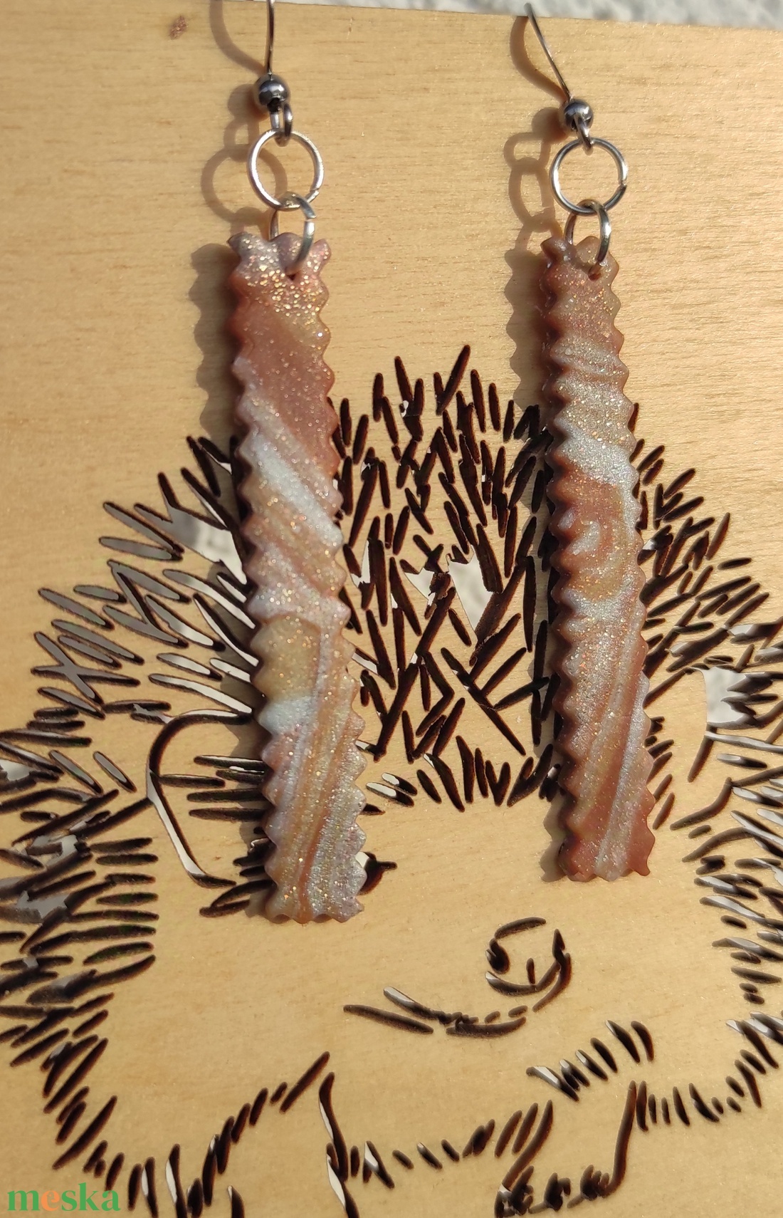 Fülbevaló  - ékszer - fülbevaló - lógó fülbevaló - Meska.hu