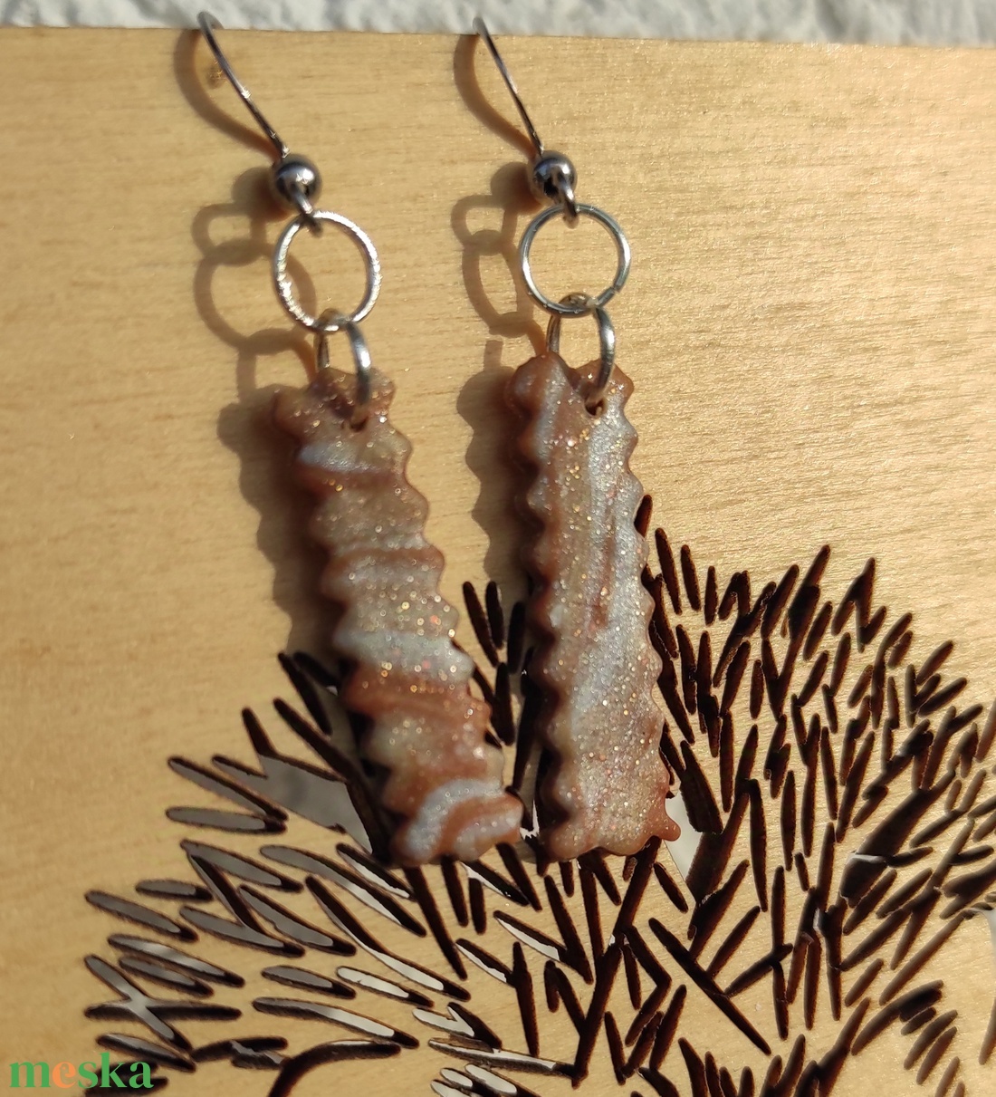 Fülbevaló  - ékszer - fülbevaló - lógó fülbevaló - Meska.hu