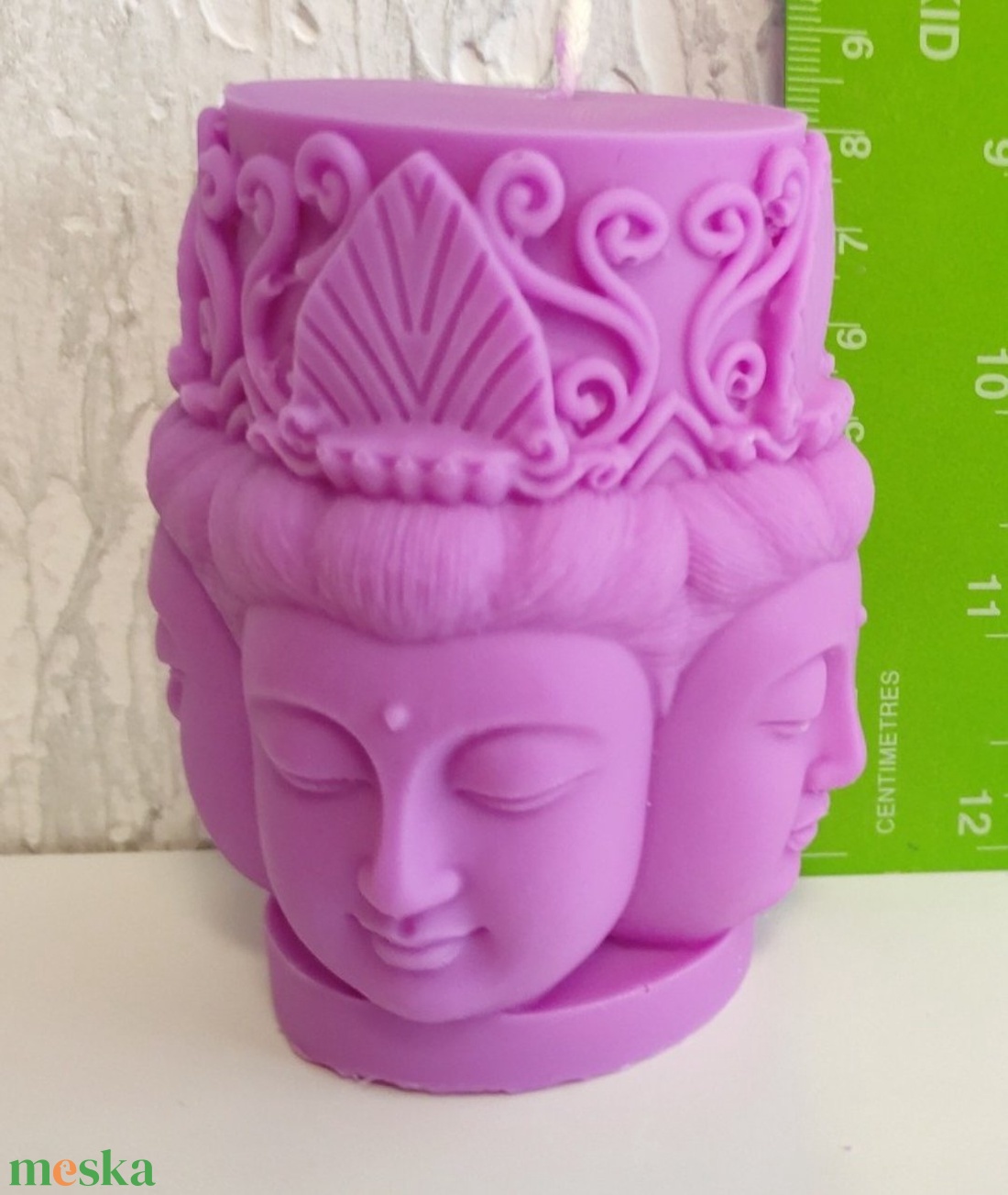 Béke Buddha � kézműves szójaviasz dekor gyertya, meditációhoz és lakásdekorációhoz - otthon & életmód - gyertya, illat, aroma - gyertya - Meska.hu