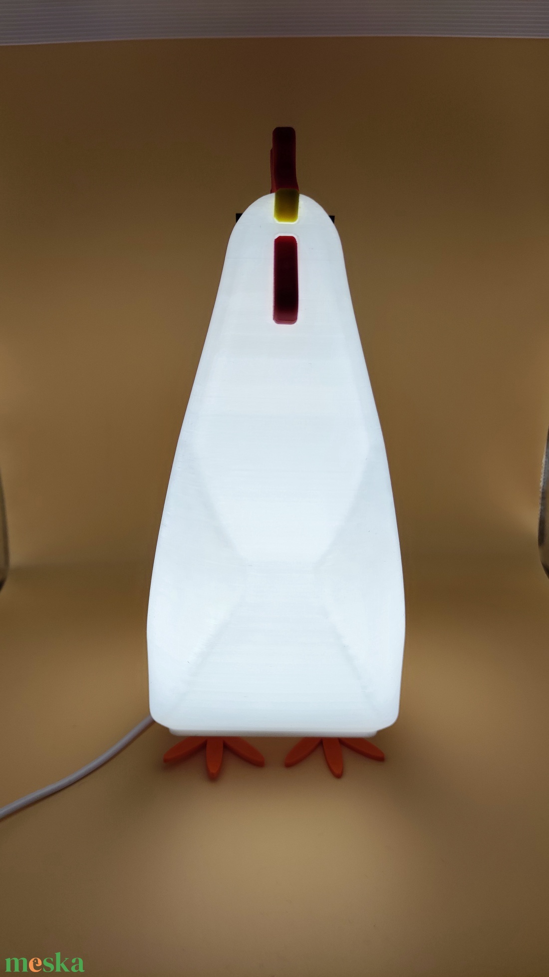  Csirke USB LED Lámpa  Vidám Hangulatvilágítás Gyerekeknek és Felnőtteknek  - otthon & életmód - lámpa - asztali lámpa - Meska.hu
