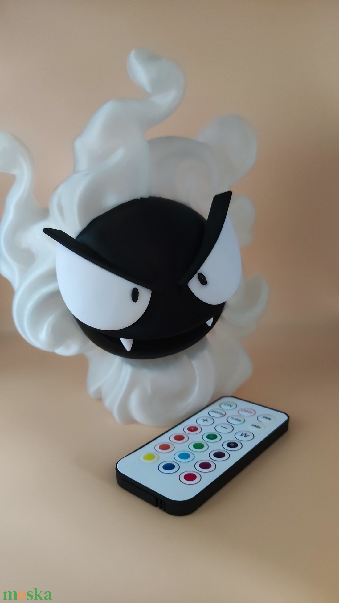 Gastly színváltós lámpa - otthon & életmód - lámpa - asztali lámpa - Meska.hu