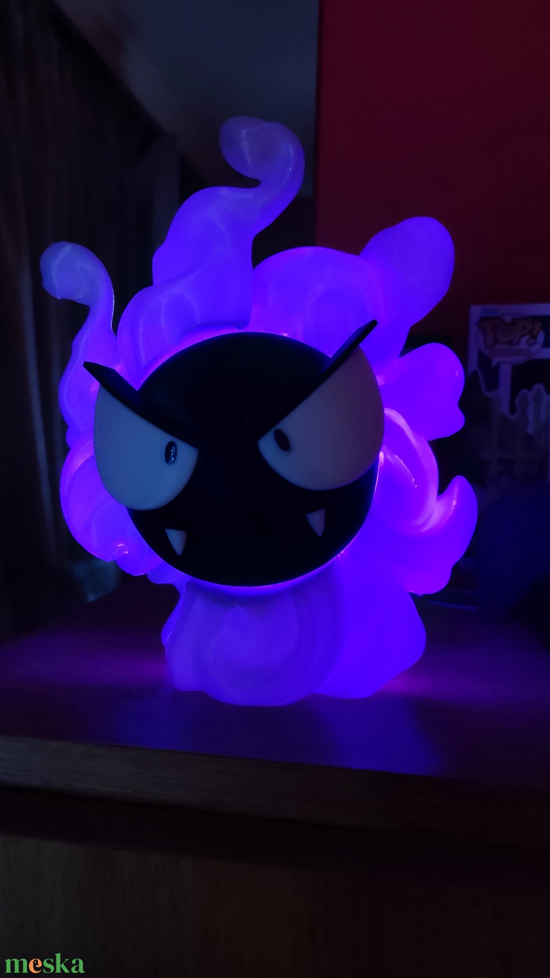 Gastly színváltós lámpa - otthon & életmód - lámpa - asztali lámpa - Meska.hu