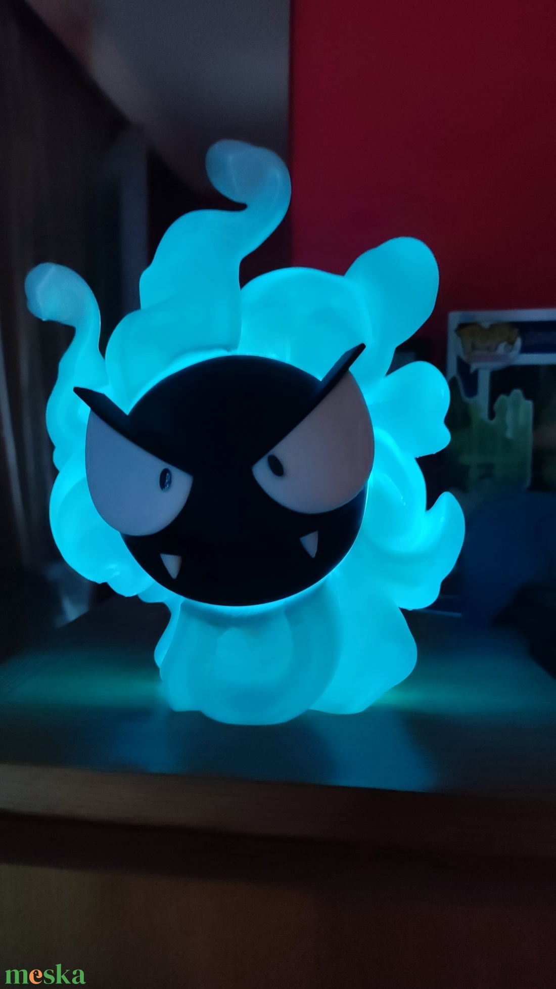 Gastly színváltós lámpa - otthon & életmód - lámpa - asztali lámpa - Meska.hu