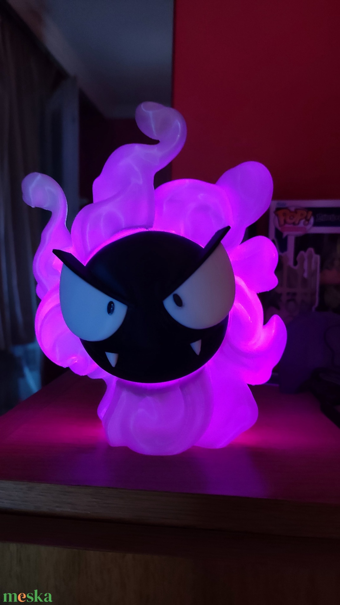 Gastly színváltós lámpa - otthon & életmód - lámpa - asztali lámpa - Meska.hu