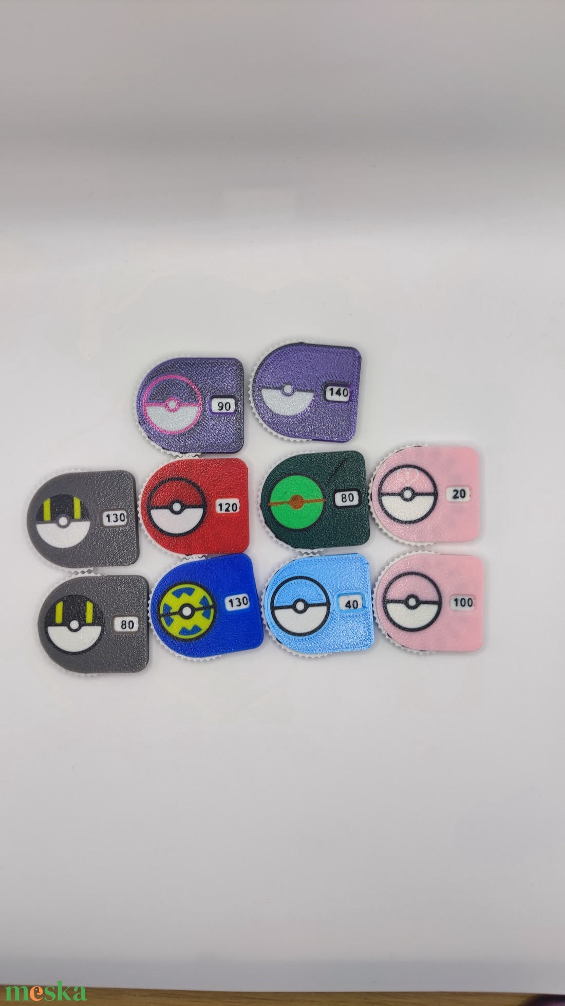 Pokémon damage counter sebzés mérő - játék & sport - táblajáték és kártyajáték - kártya - Meska.hu