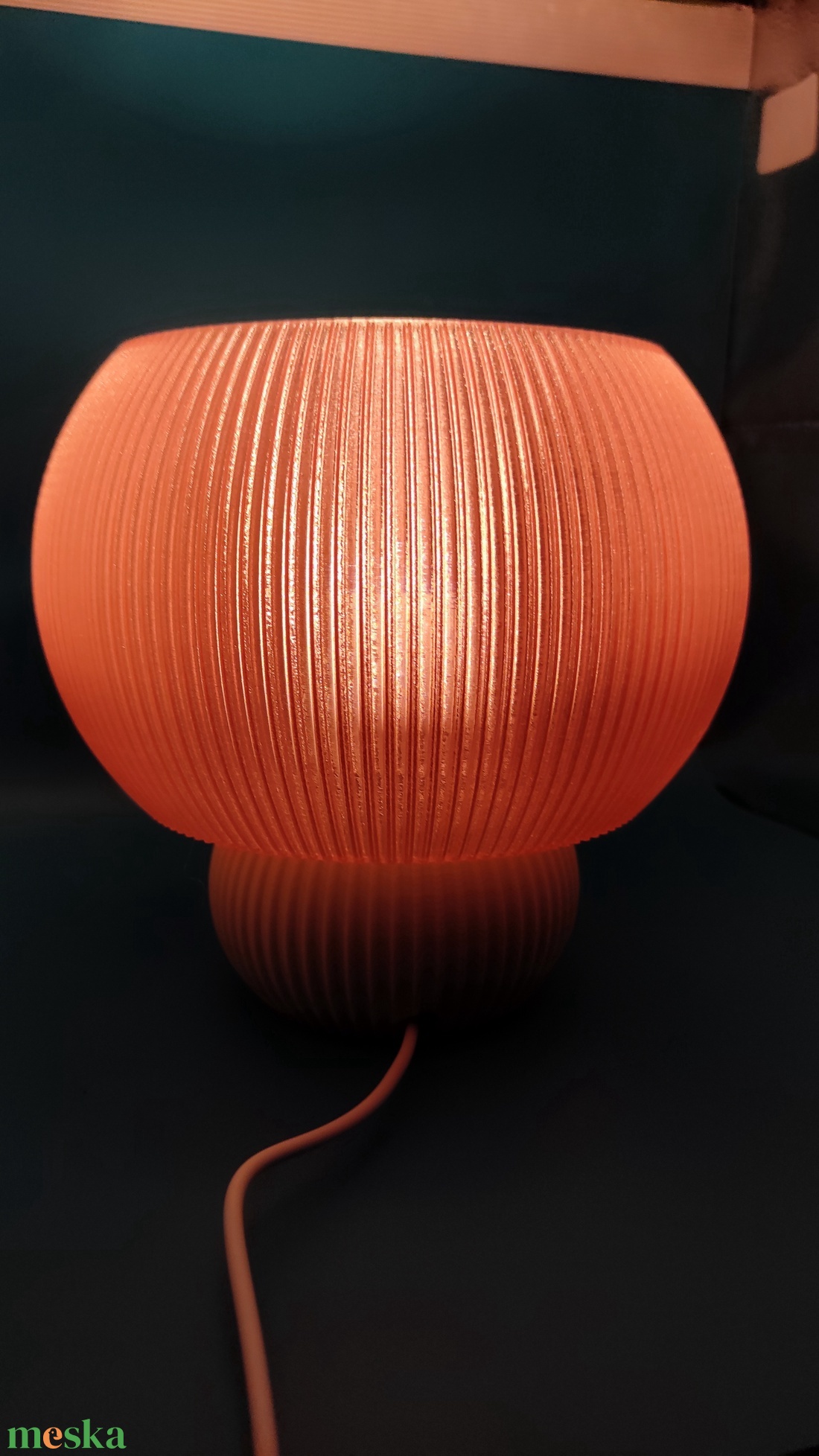 Rózsaszín USB lámpa kapcsolóval hideg / meleg fénnyel dimmelhető állítható fényerejű  - otthon & életmód - lámpa - asztali lámpa - Meska.hu