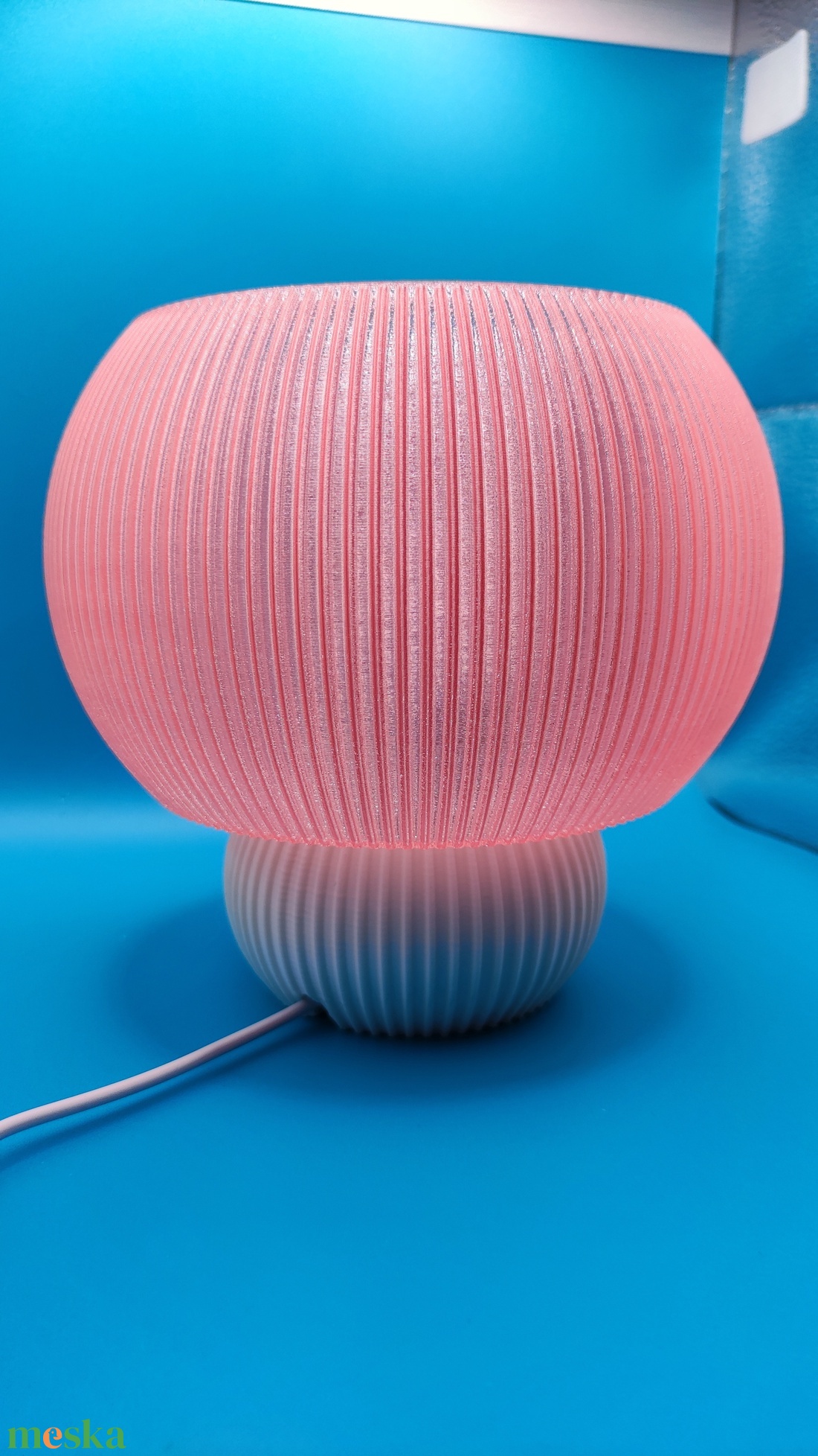 Rózsaszín USB lámpa kapcsolóval hideg / meleg fénnyel dimmelhető állítható fényerejű  - otthon & életmód - lámpa - asztali lámpa - Meska.hu