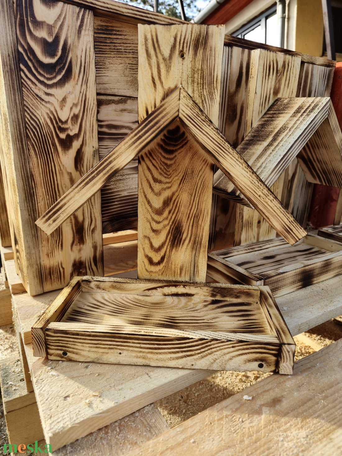 Fa madáretető - otthon & életmód - ház & kert - madáretető & itató - Meska.hu