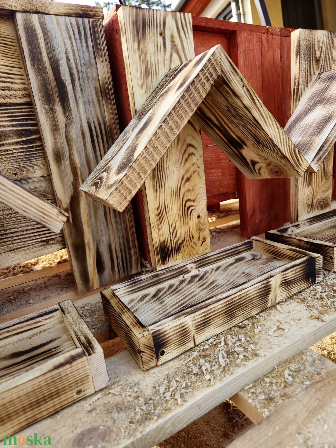 Fa madáretető - otthon & életmód - ház & kert - madáretető & itató - Meska.hu