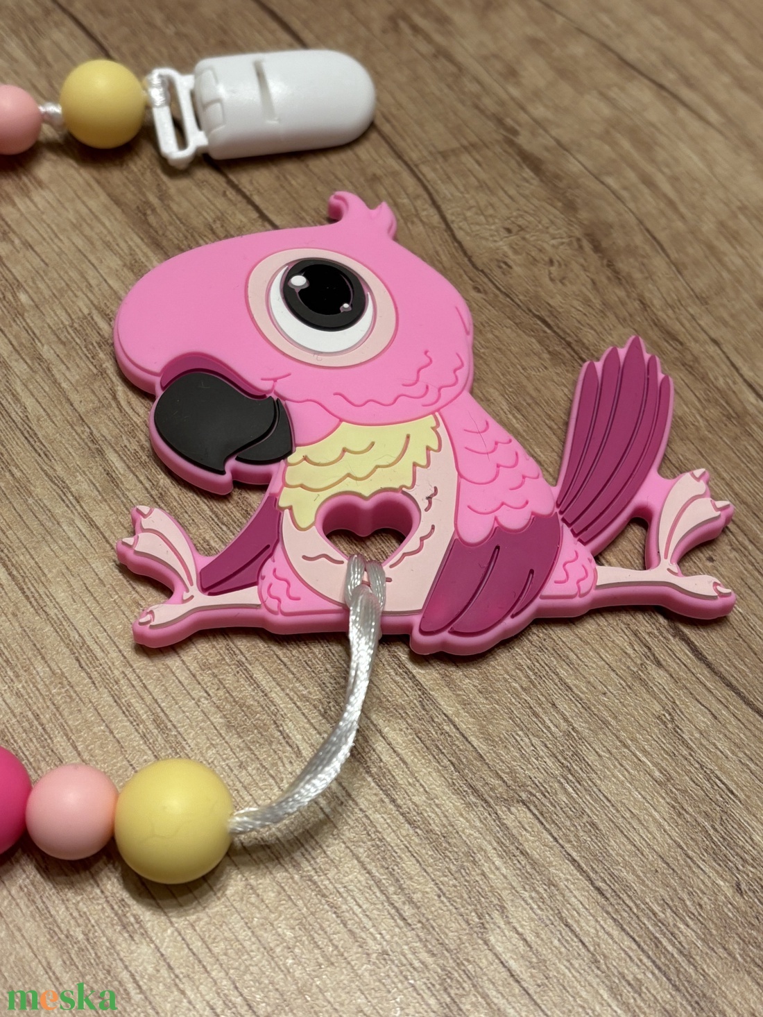 Rágcsalánc - papagájos - baba - mama - baba játékok - cumilánc - Meska.hu