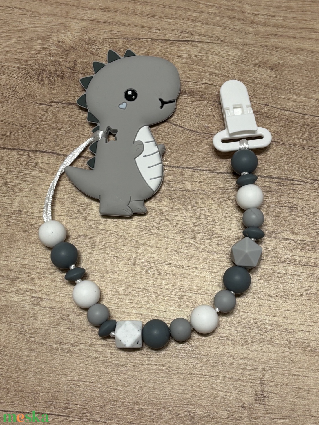 Rágcsalánc - dínós rágcsával - baba - mama - baba játékok - cumilánc - Meska.hu