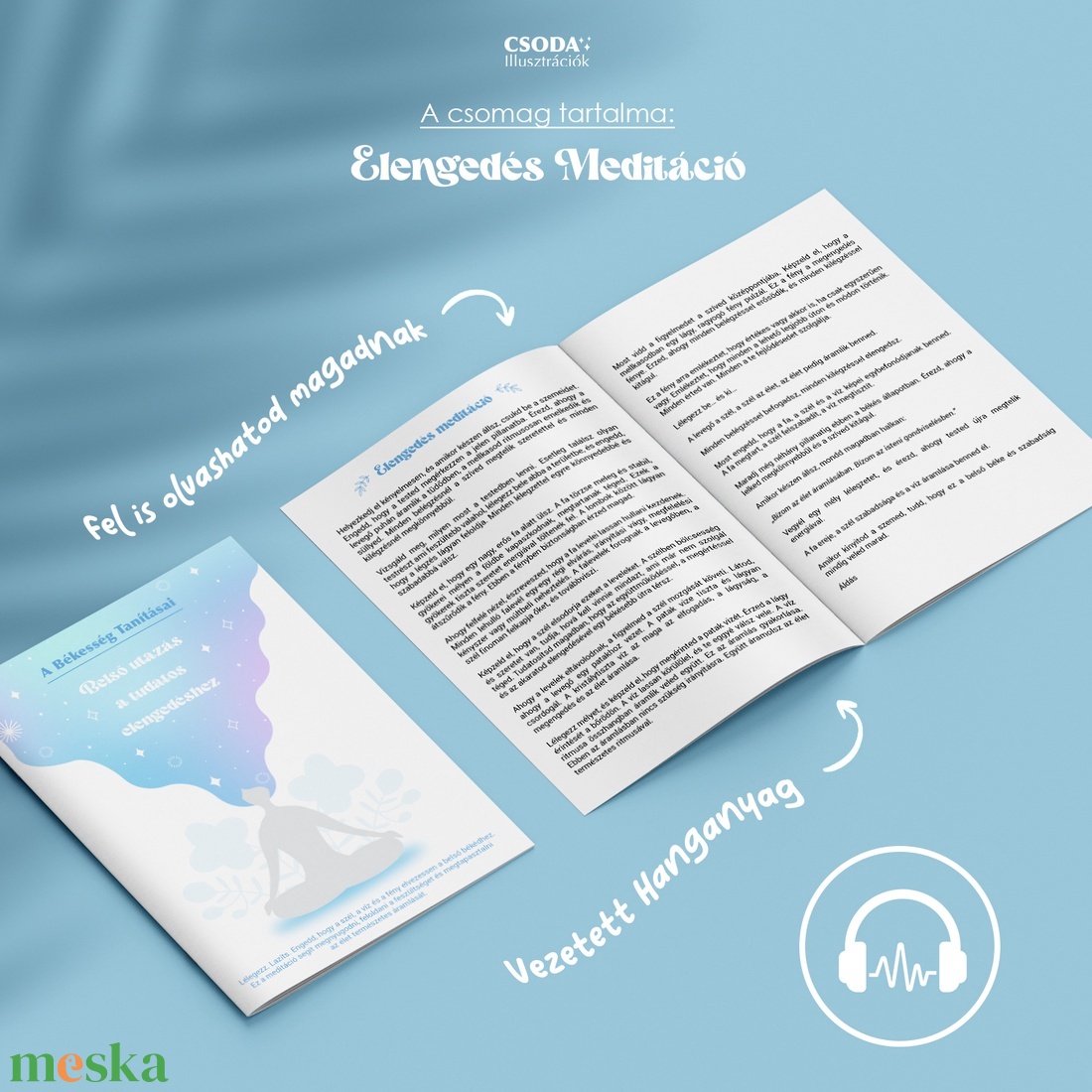 Elengedés Csomag: Napló, Meditáció, Kártyák - otthon & életmód - papír, írószer - jegyzetfüzet & napló - Meska.hu