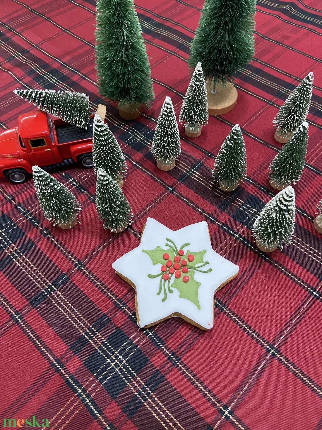 Karácsonyi csillag - karácsony - karácsonyi lakásdekoráció - ünnepi asztaldekoráció - Meska.hu