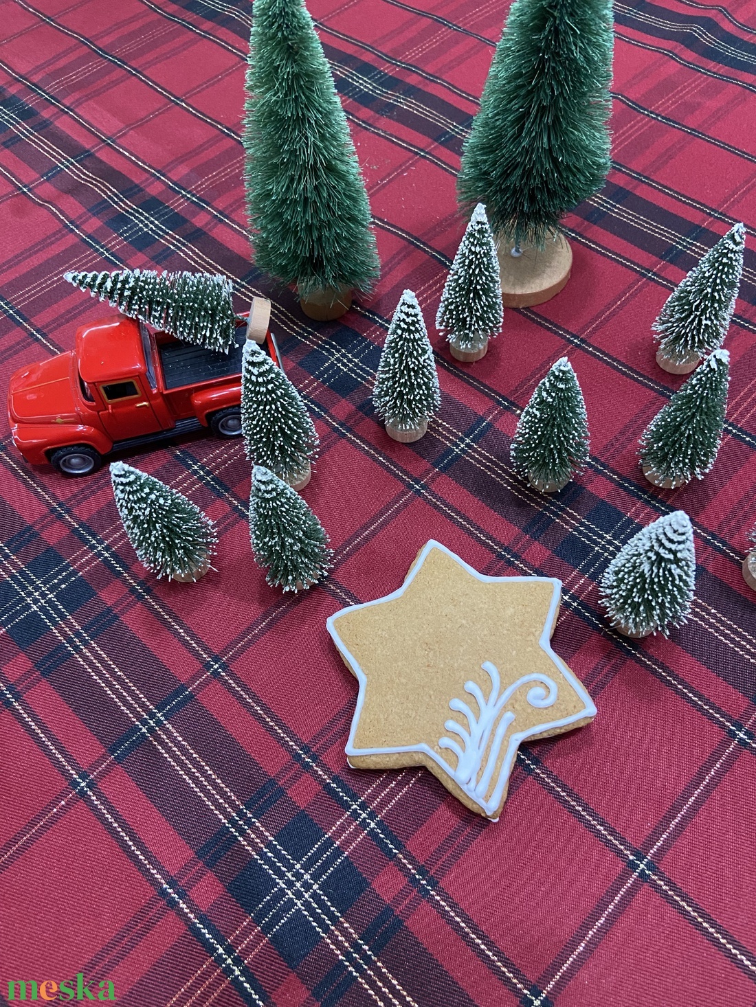 Karácsonyi csillag - karácsony - karácsonyi lakásdekoráció - ünnepi asztaldekoráció - Meska.hu