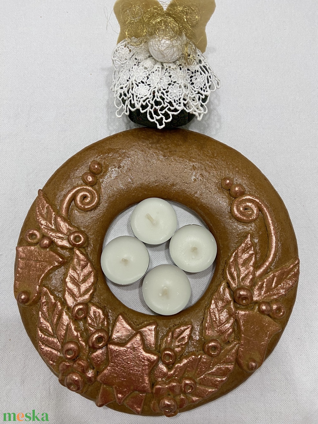 Adventi koszorú - karácsony - adventi díszek - adventi koszorú - Meska.hu