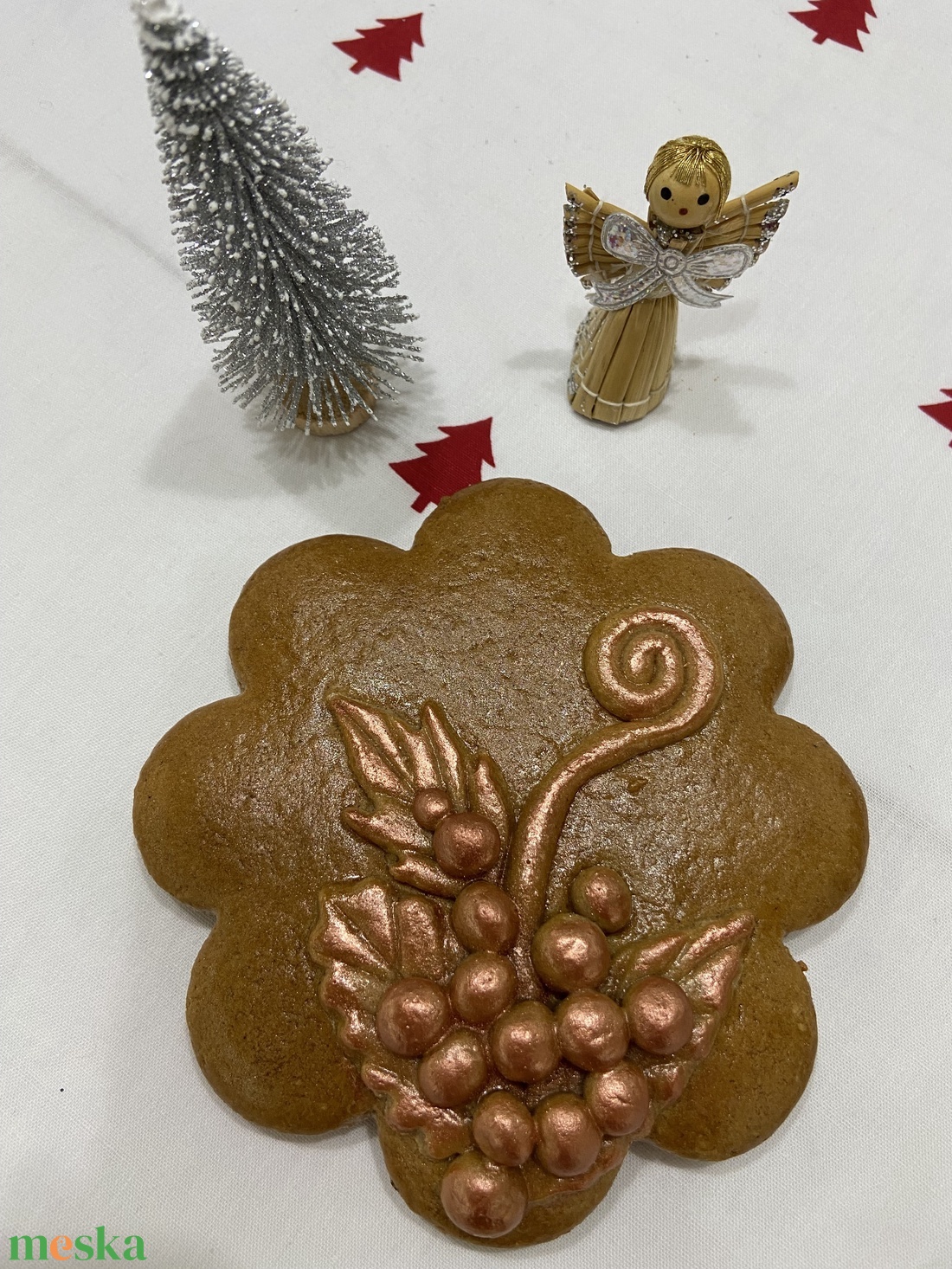 Mézes virág - karácsony - karácsonyi lakásdekoráció - karácsonyi lakásdíszek - Meska.hu