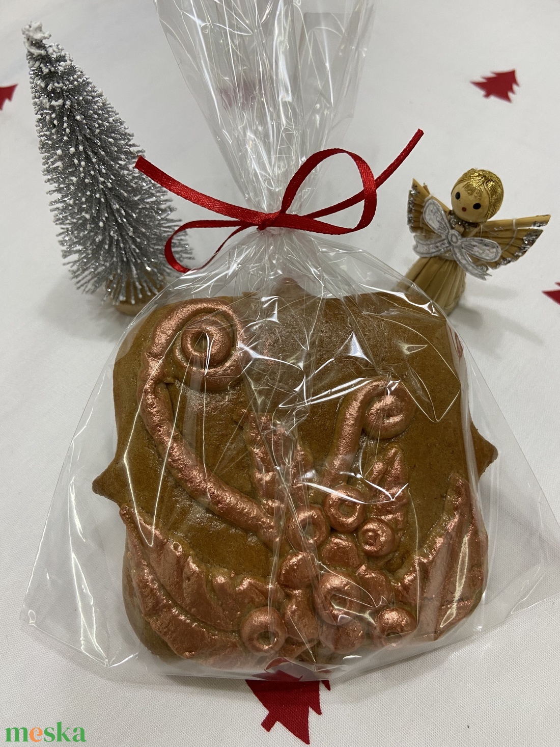 Kerámia mézeskalács  - karácsony - adventi díszek - adventi asztaldísz - Meska.hu