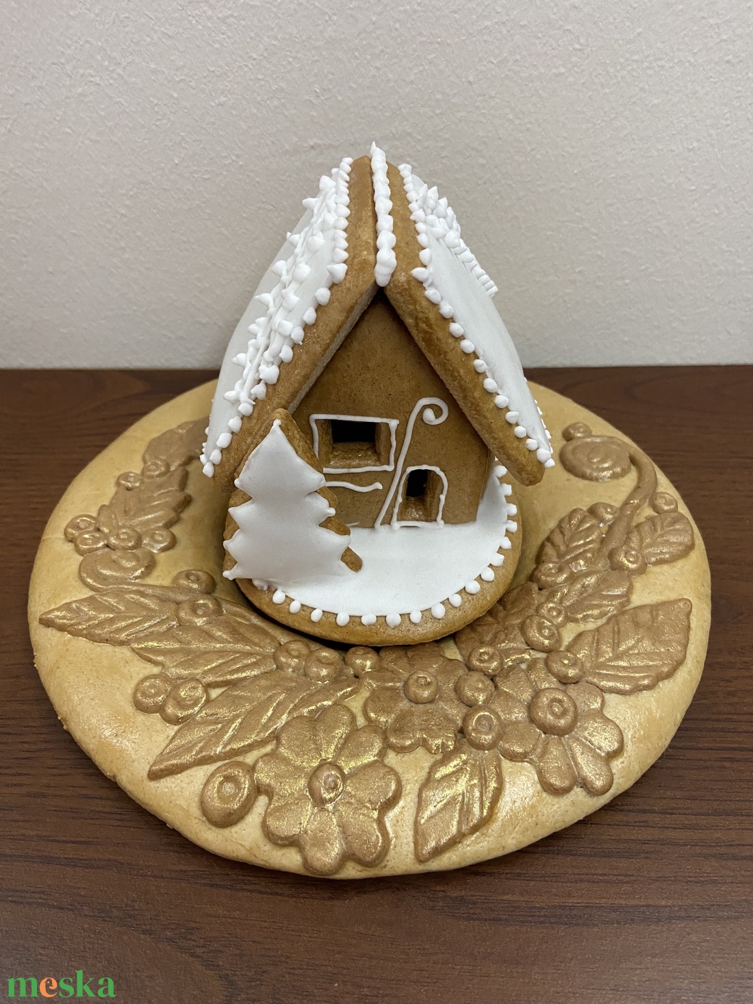 Mézeskalács házikó - karácsony - karácsonyi lakásdekoráció - karácsonyi falu, házikó - Meska.hu