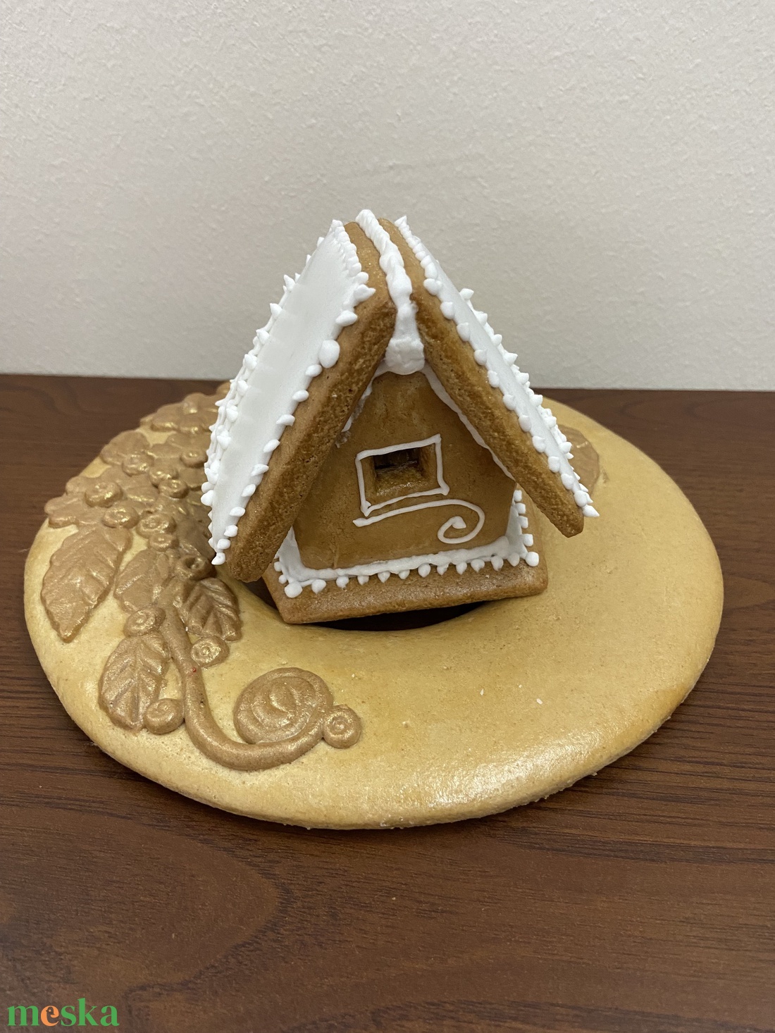 Mézeskalács házikó - karácsony - karácsonyi lakásdekoráció - karácsonyi falu, házikó - Meska.hu
