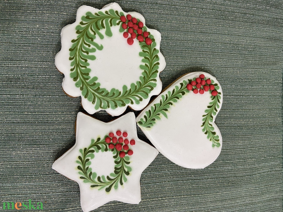 Húzott mézeskalács figurák - karácsony - karácsonyi lakásdekoráció - karácsonyi manók, figurák - Meska.hu