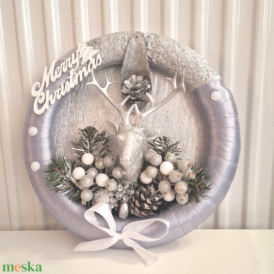 Karácsonyi rénszarvas koszorú, ajtódísz, ablakdísz, kopogtató - karácsony - adventi díszek - adventi ajtódísz - Meska.hu Karácsonyi rénszarvas koszorú, ajtódísz, ablakdísz, kopogtató - karácsony - adventi díszek - adventi ajtódísz - Meska.hu