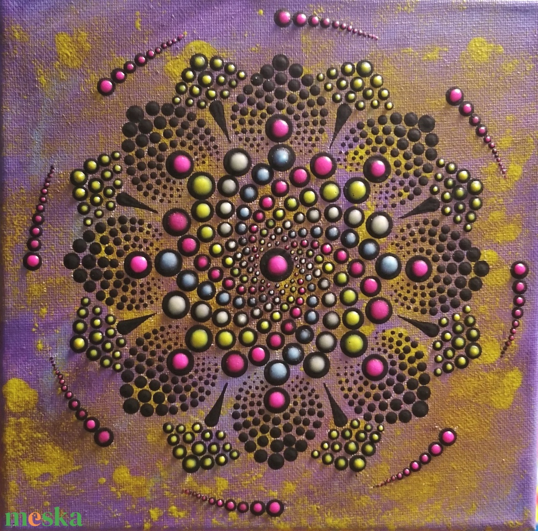 Spirál party - sötétben világító pontozott mandala - otthon & életmód - dekoráció - spiritualitás - mandala - Meska.hu Spirál party - sötétben világító pontozott mandala - otthon & életmód - dekoráció - spiritualitás - mandala - Meska.hu