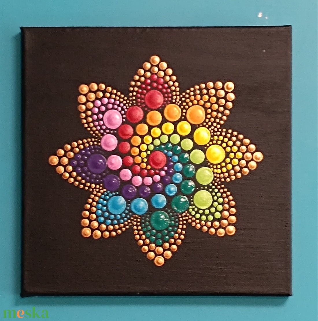 Metál színspirál pontozott mandala - otthon & életmód - dekoráció - spiritualitás - mandala - Meska.hu Metál színspirál pontozott mandala - otthon & életmód - dekoráció - spiritualitás - mandala - Meska.hu